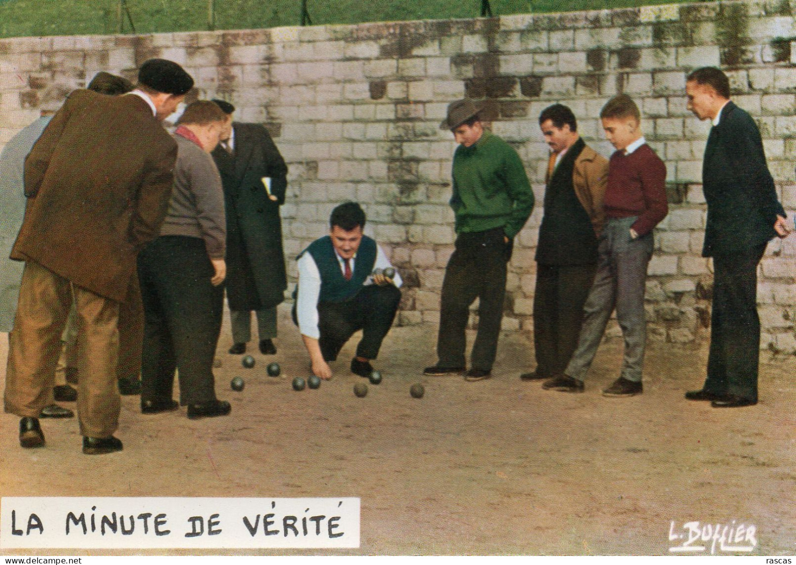 CPM - M - PETANQUE - LA MINUTE DE VERITE - Boule/Pétanque