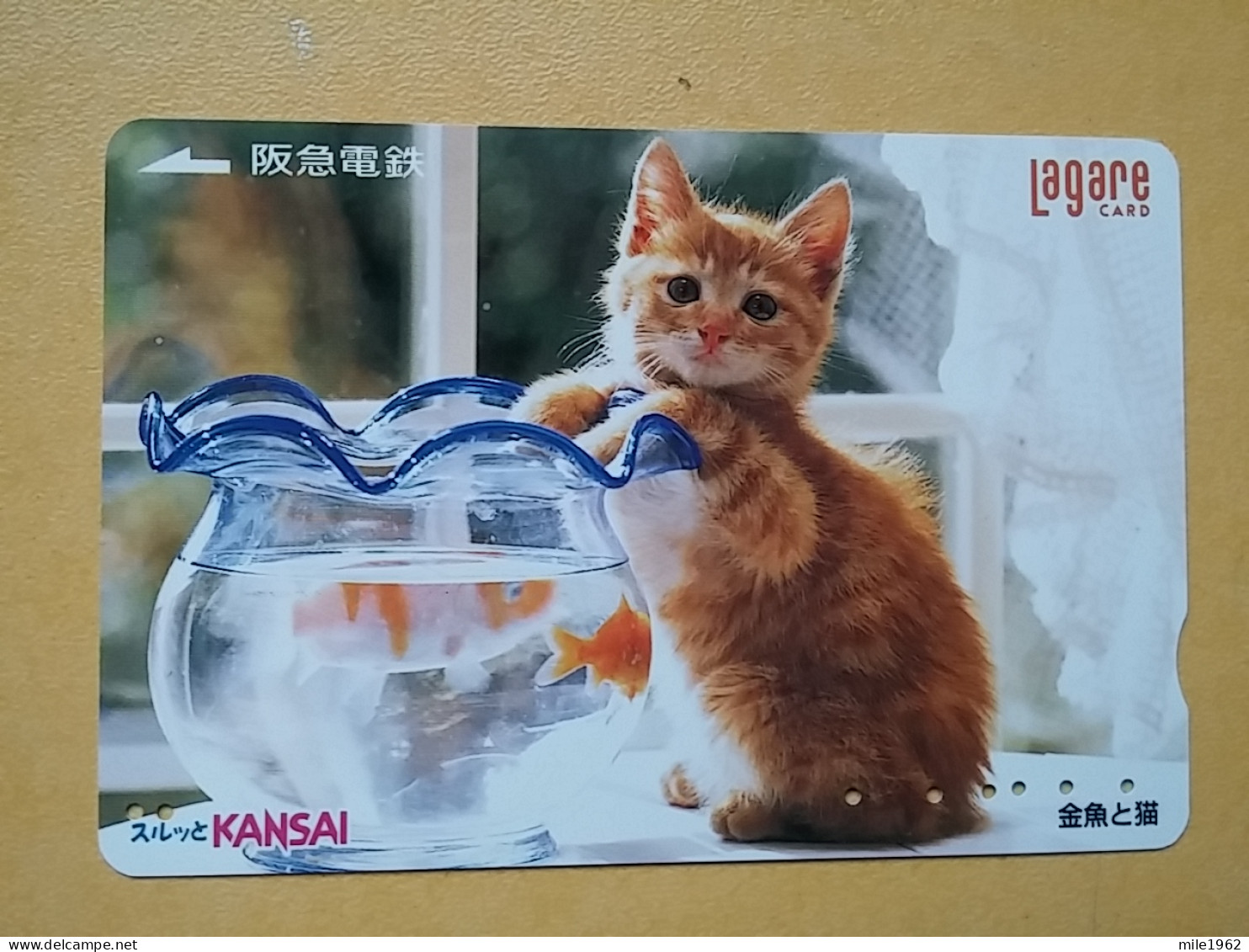 T-401 - JAPAN, Japon, Nipon, Carte Prepayee, Prepaid Card, CAT, CHAT,  - Chats