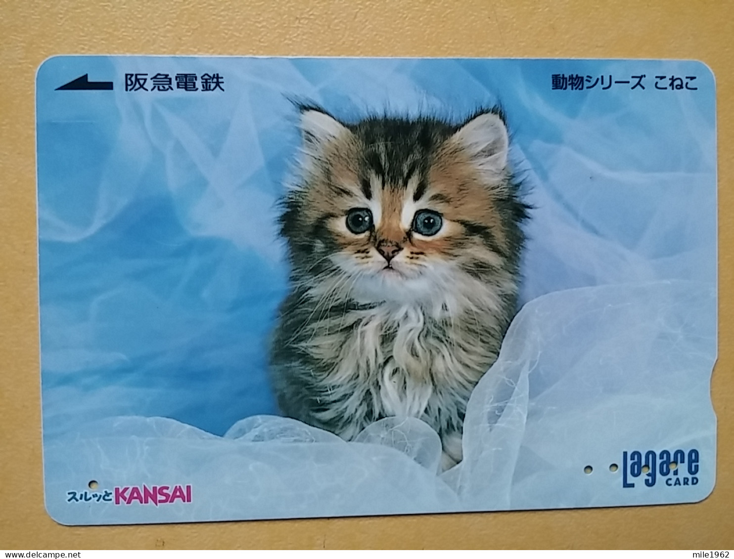 T-401 - JAPAN, Japon, Nipon, Carte Prepayee, Prepaid Card, CAT, CHAT,  - Gatti