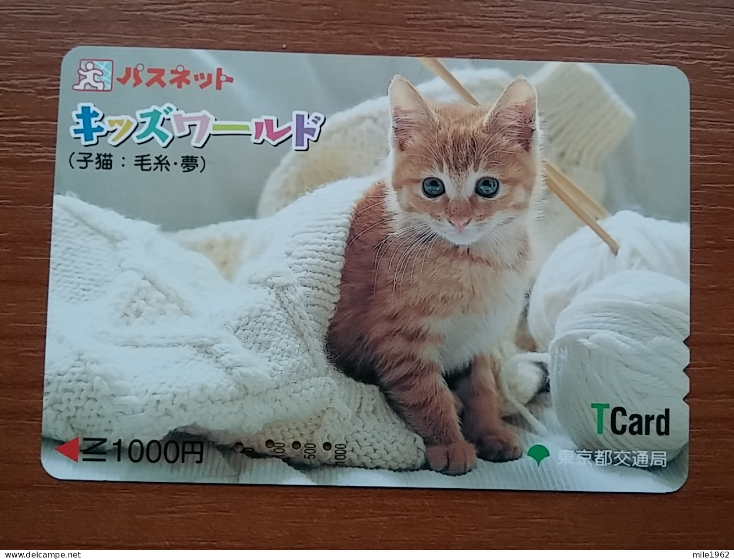 T-402 - JAPAN, Japon, Nipon, Carte Prepayee, Prepaid Card, CAT, CHAT,  - Chats