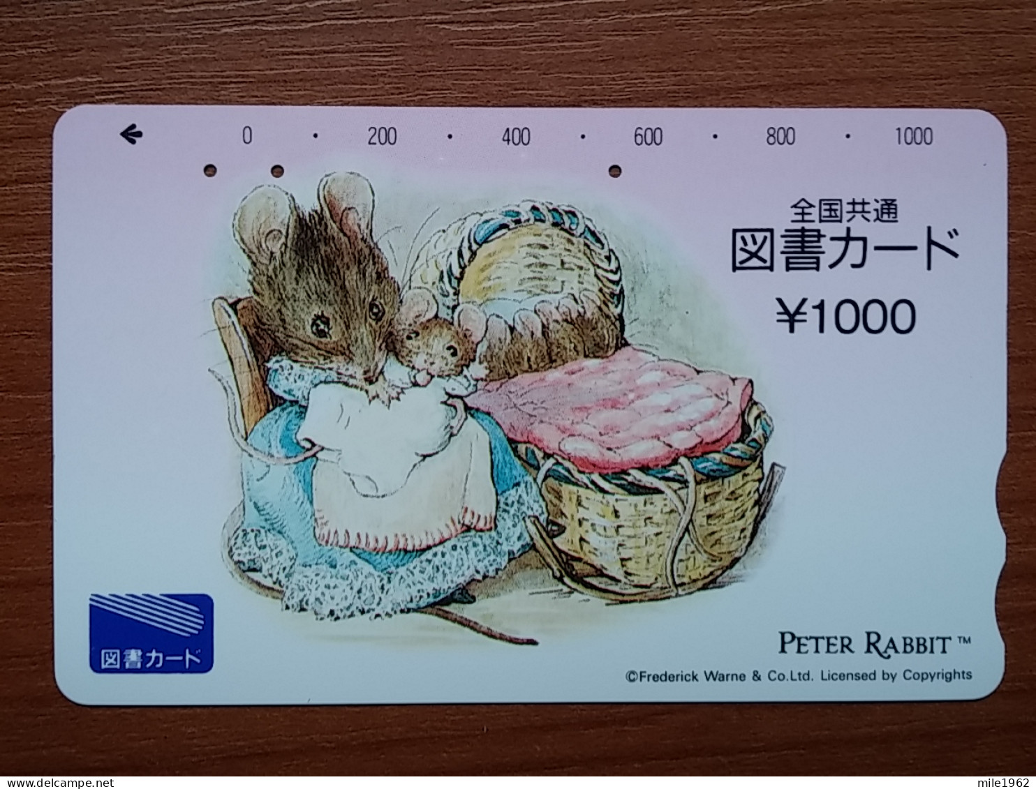 T-405 - JAPAN, Japon, Nipon, Carte Prepayee, Prepaid Card, Animal, Peter Rabbit, Lapin - Altri & Non Classificati