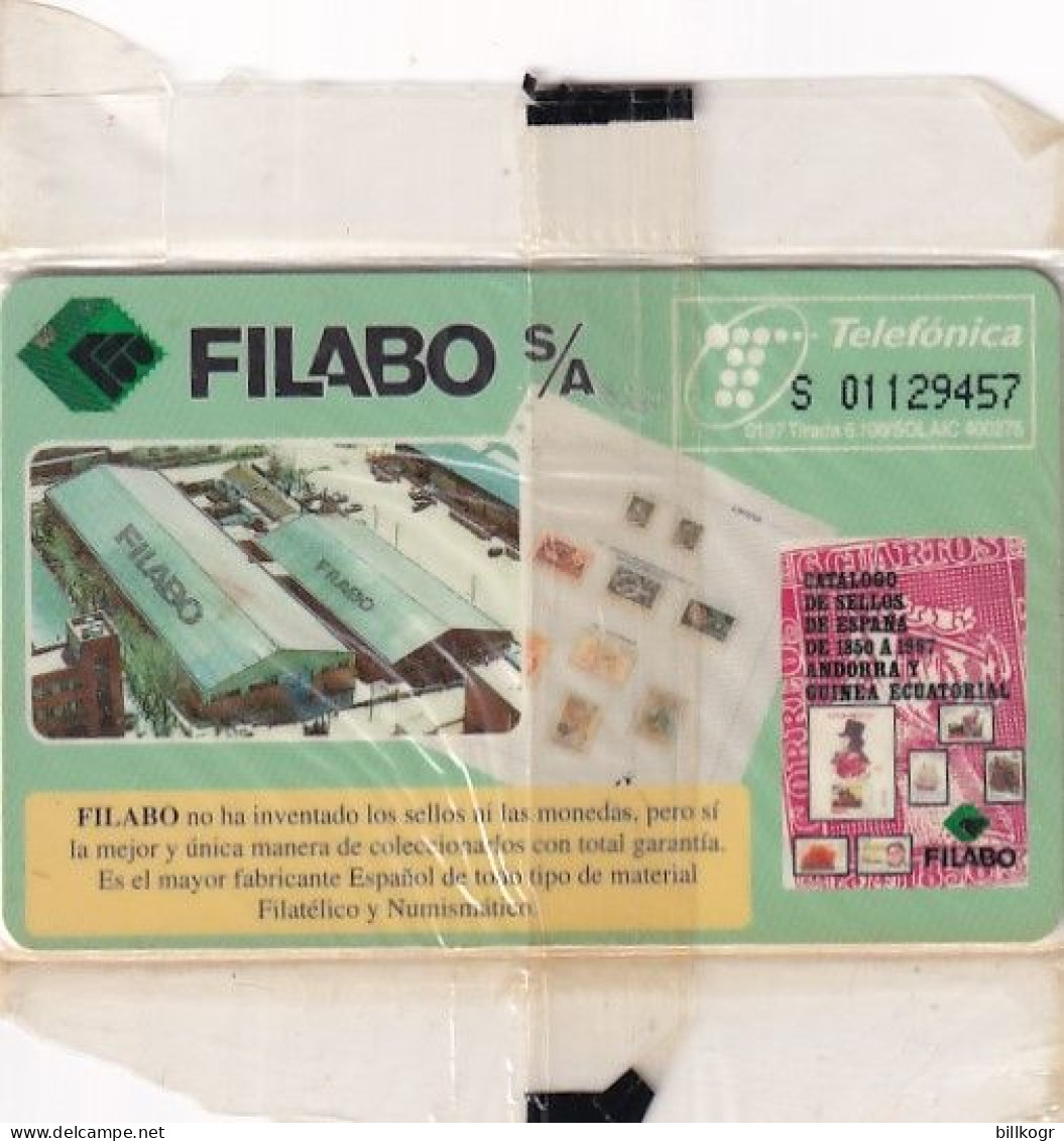 SPAIN - Filabo, Tirage 6100, 01/97, Mint - Private Issues