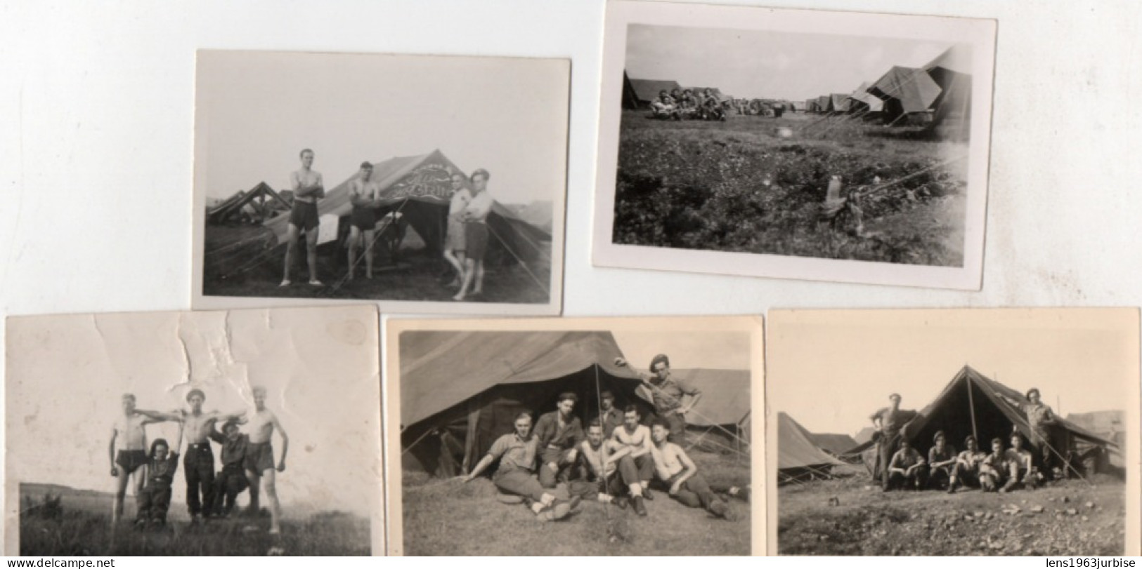 Vogelsang , ABL , ABO  , 1946 -47 ,11 Petites Photos , Militaria , Armée Belge , 1er Brigade D'infanterie - Schleiden