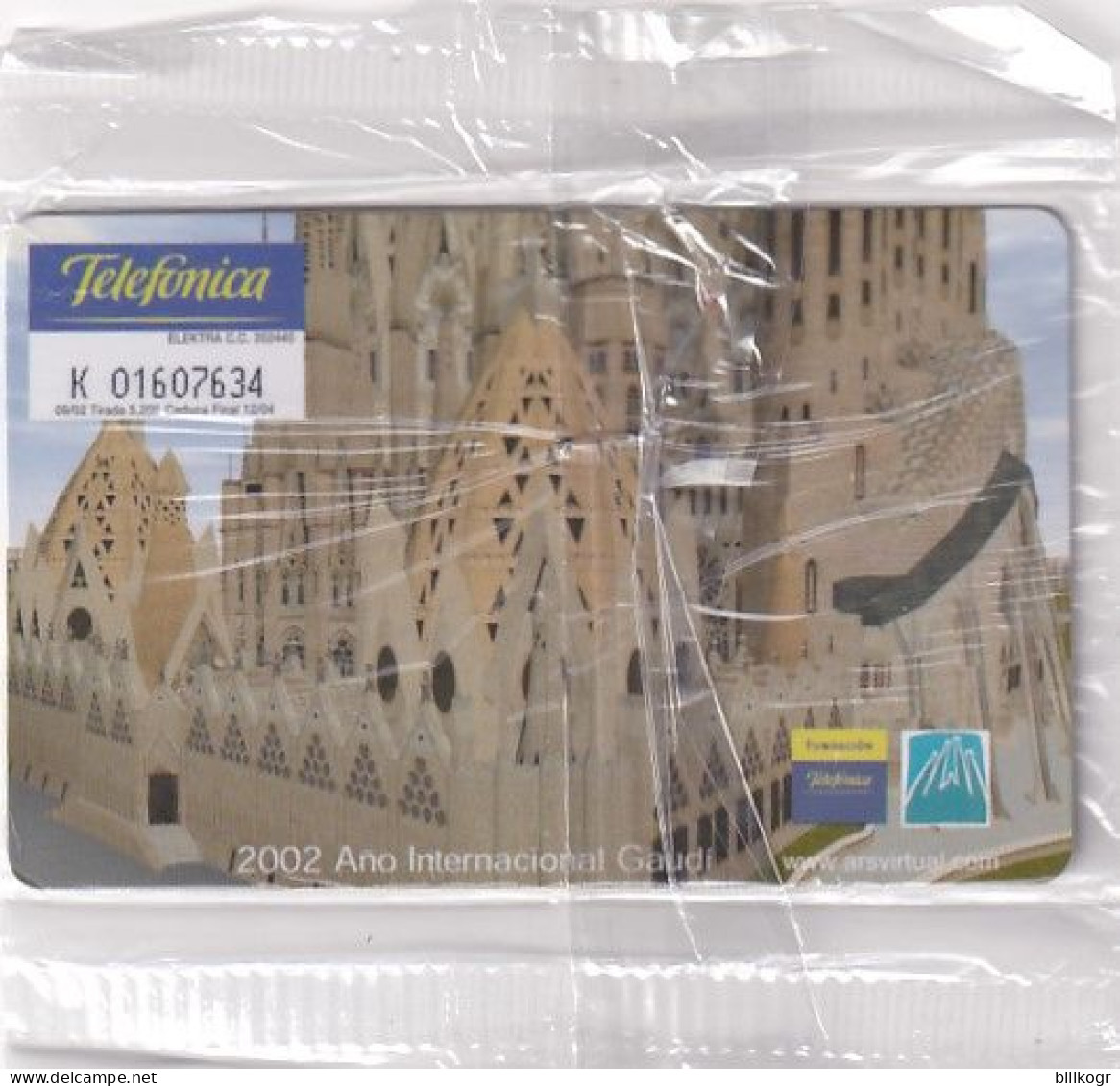 SPAIN - Sagrada Familia(Barcelona), Telebarna 2002, Exhibition In Barcelona, Tirage 5200, 09/02, Mint - Privé-uitgaven