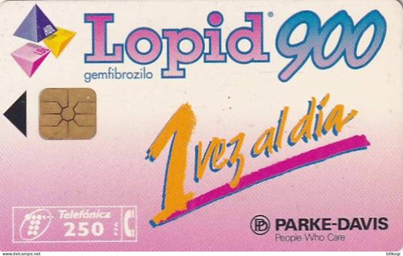 SPAIN - Parke-Davis/Lopid 900, Tirage 24000, 05/96, Used - Emisiones Privadas