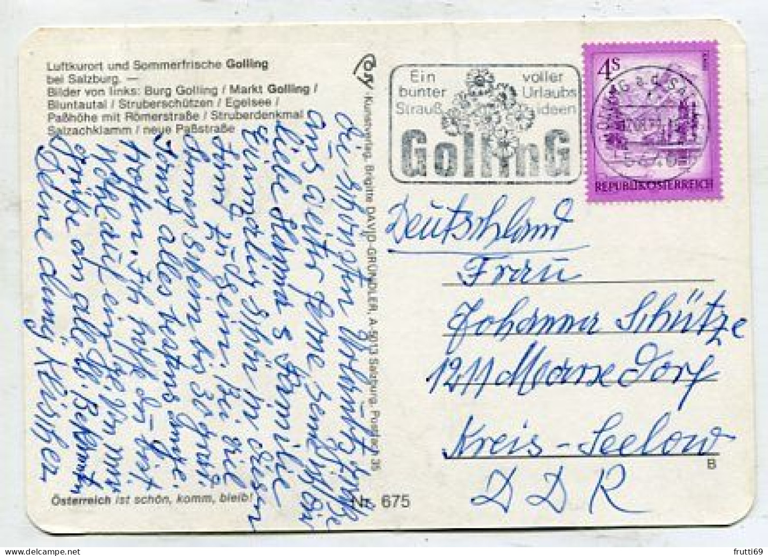 AK 190793 AUSTRIA - Golling - Paß - Lueg - Golling