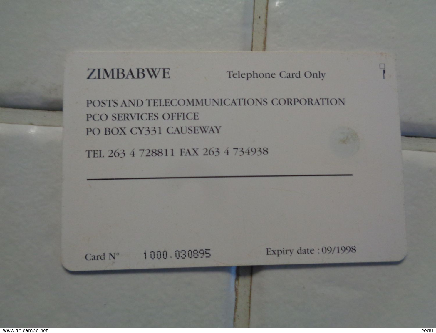 Zimbabwe Phonecard - Zimbabwe