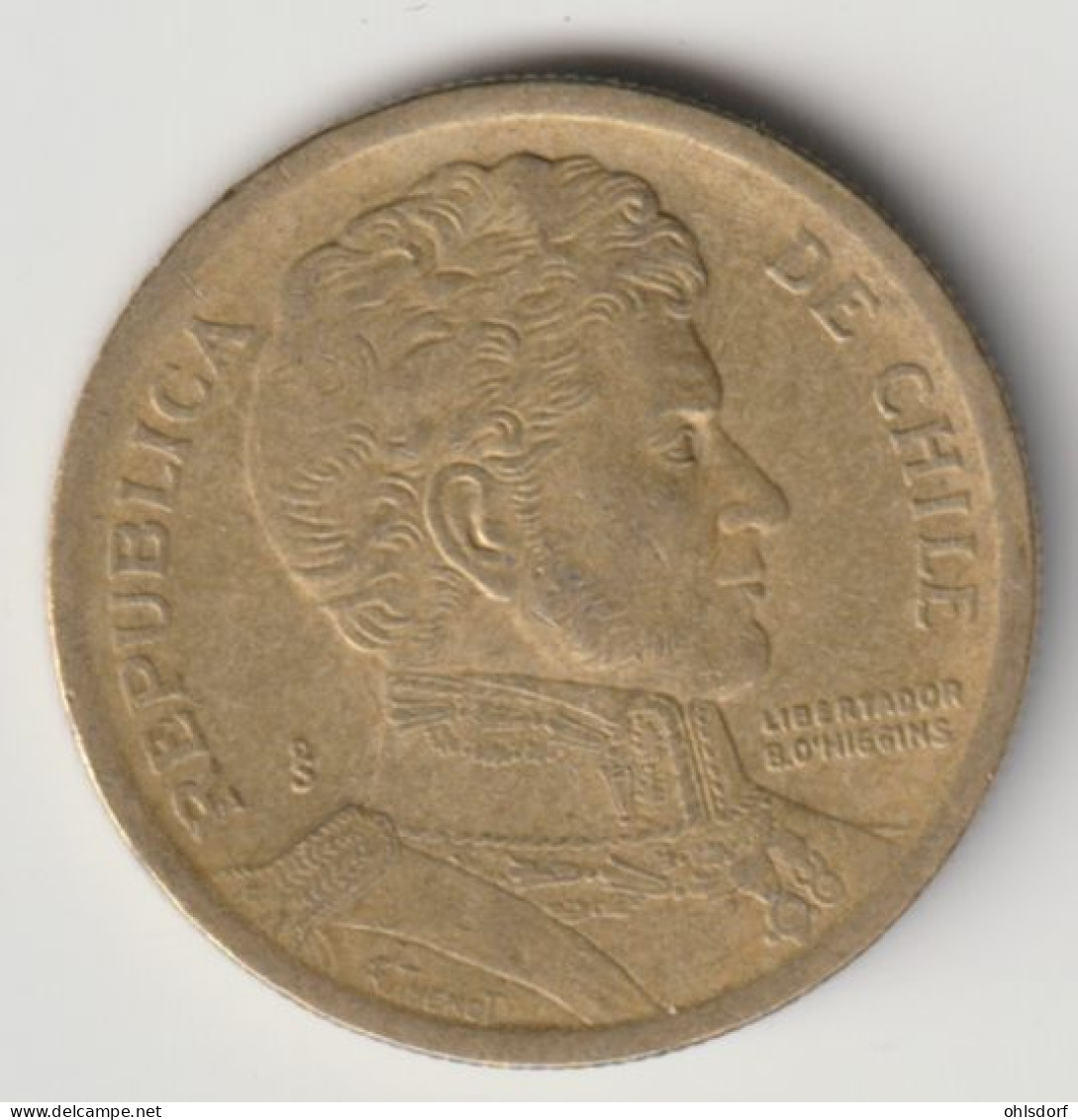 CHILE 2002: 10 Pesos, KM 228 - Chili