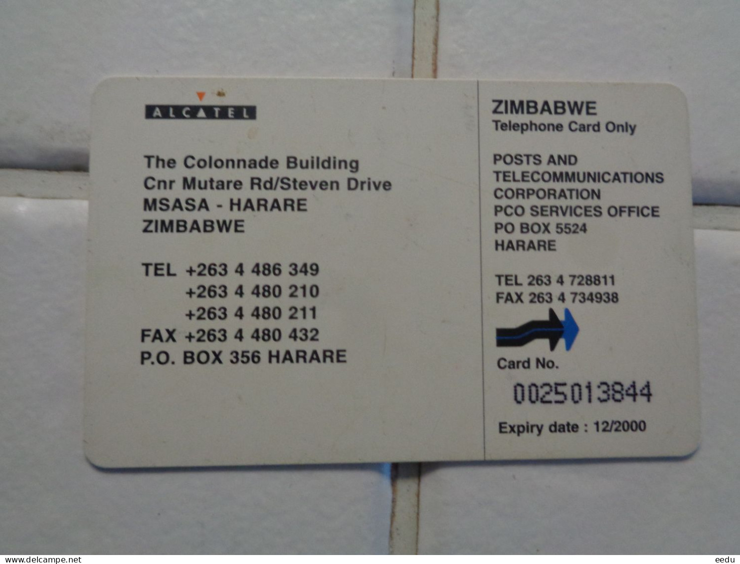 Zimbabwe Phonecard - Zimbabwe