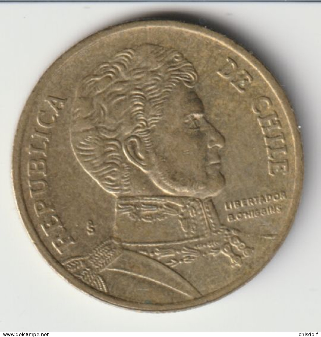 CHILE 2010: 10 Pesos, KM 228 - Chile