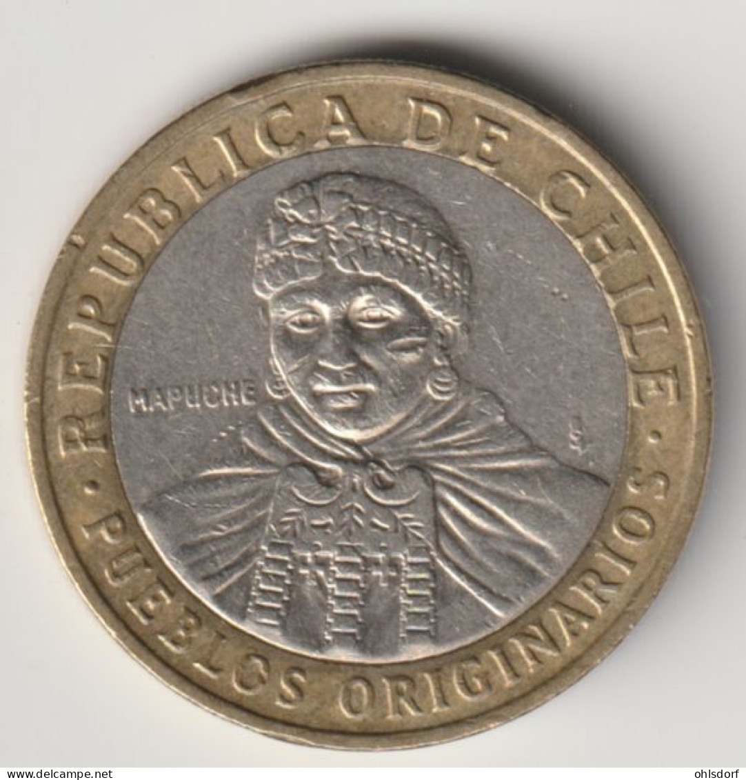 CHILE 2010: 100 Pesos, KM 236 - Chili