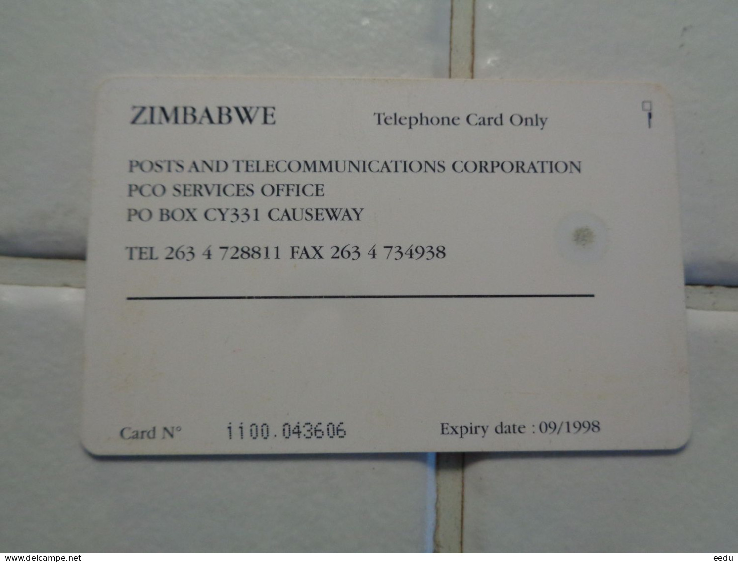 Zimbabwe Phonecard - Simbabwe