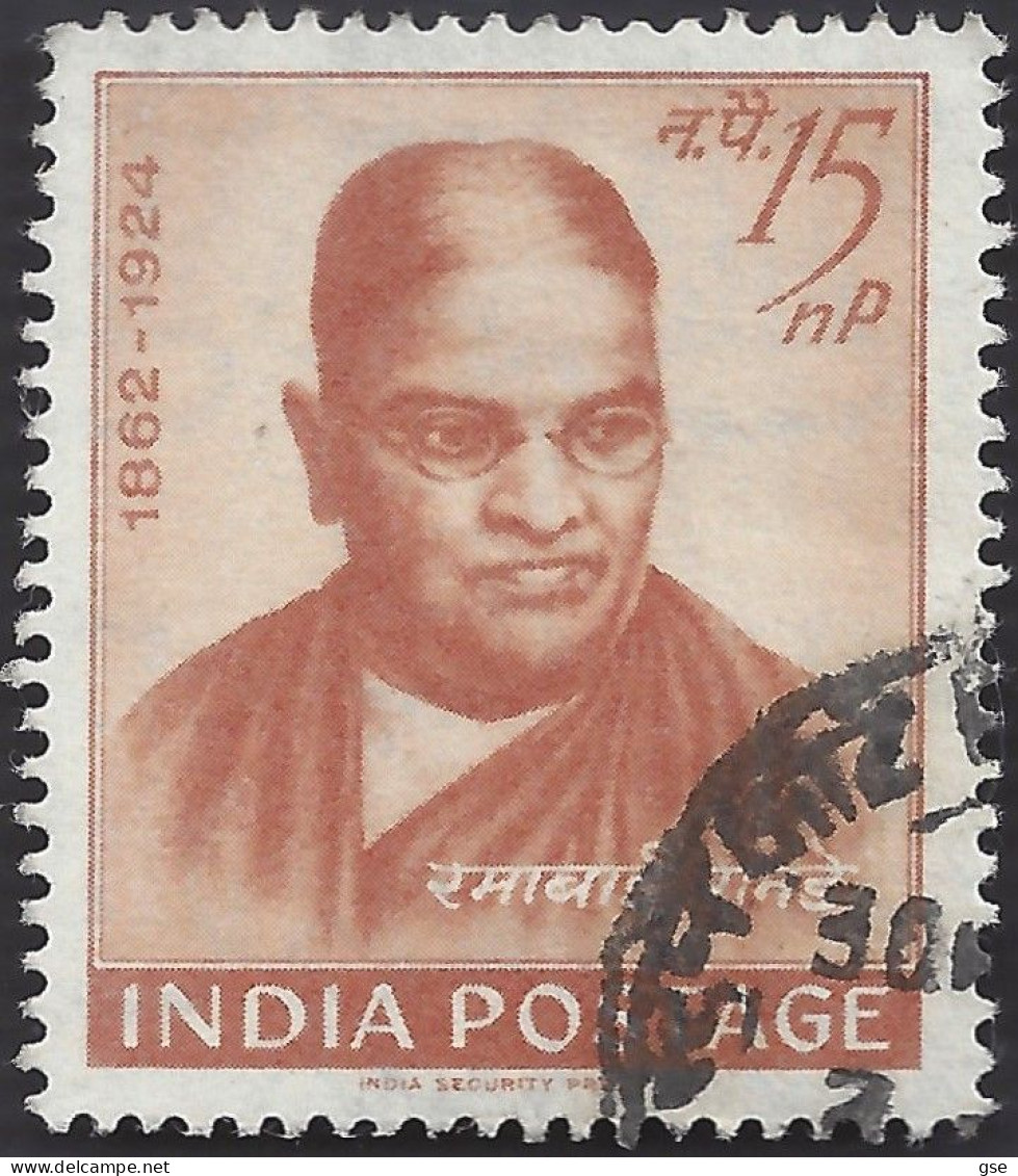 INDIA 1962 - Yvert 146° - Ranade | - Used Stamps