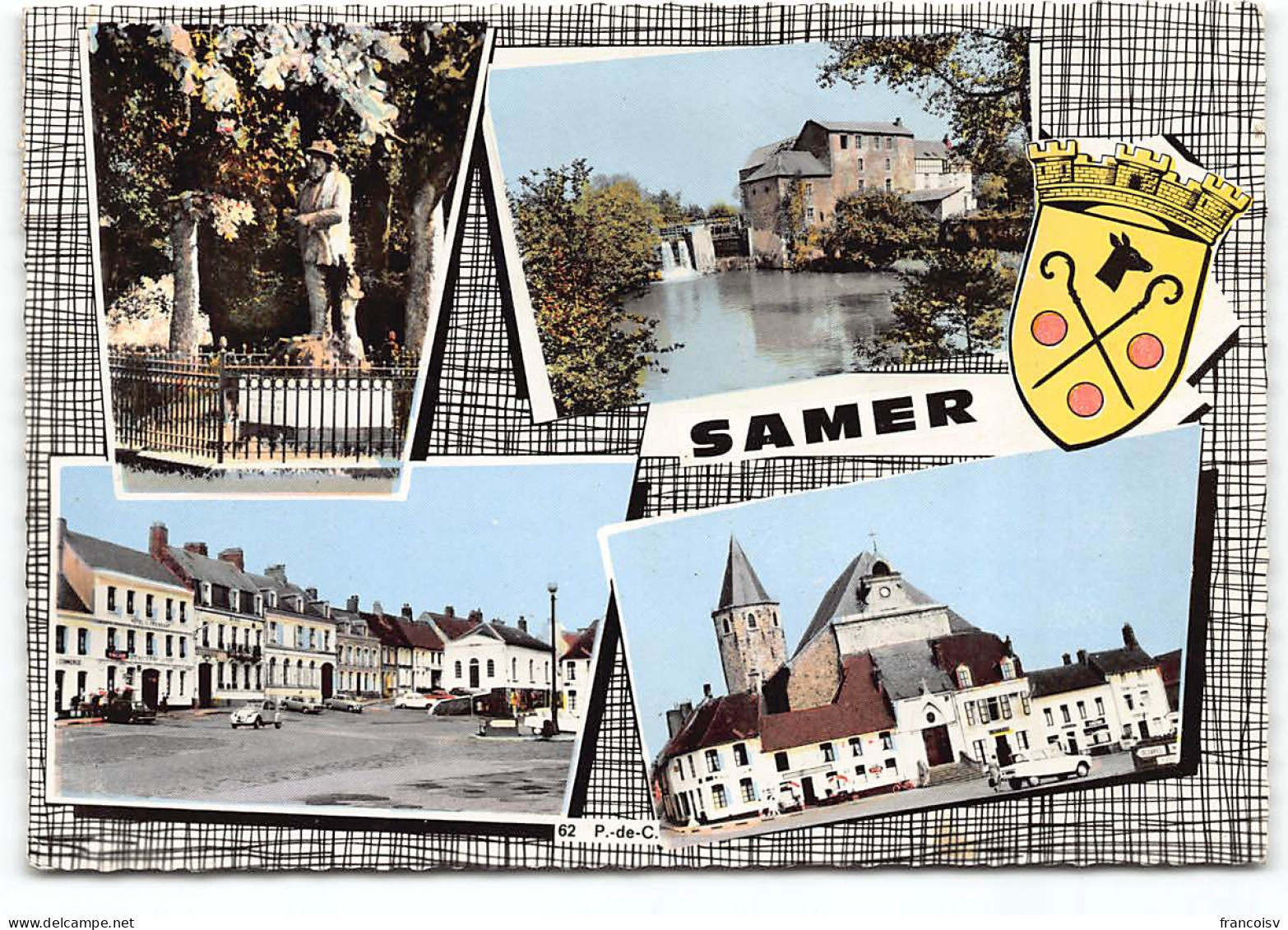 Samer. Multivues Blason    Edit Cim   Ecrite 1968  - Samer