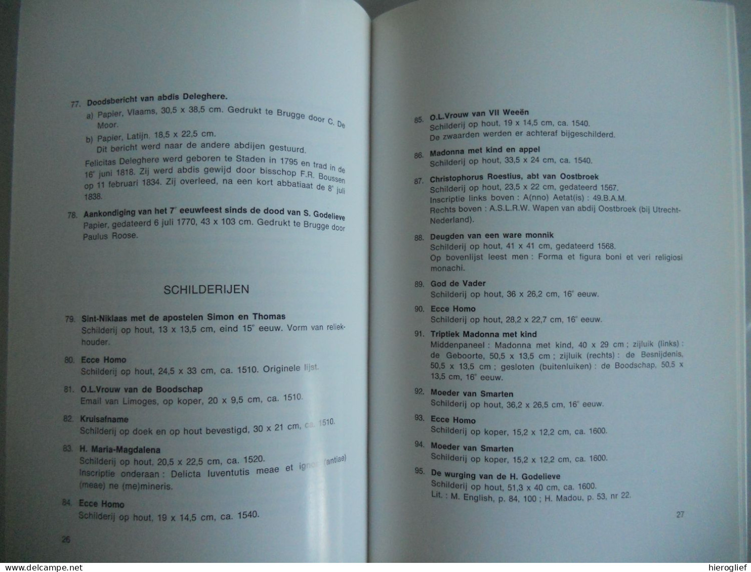 350 Jaar Sint-Godelieveabdij Te Brugge - Catalogus Tentoonstelling 1973 Heilige Goedelieve Abdij Gistel Klooster Zusters - Histoire