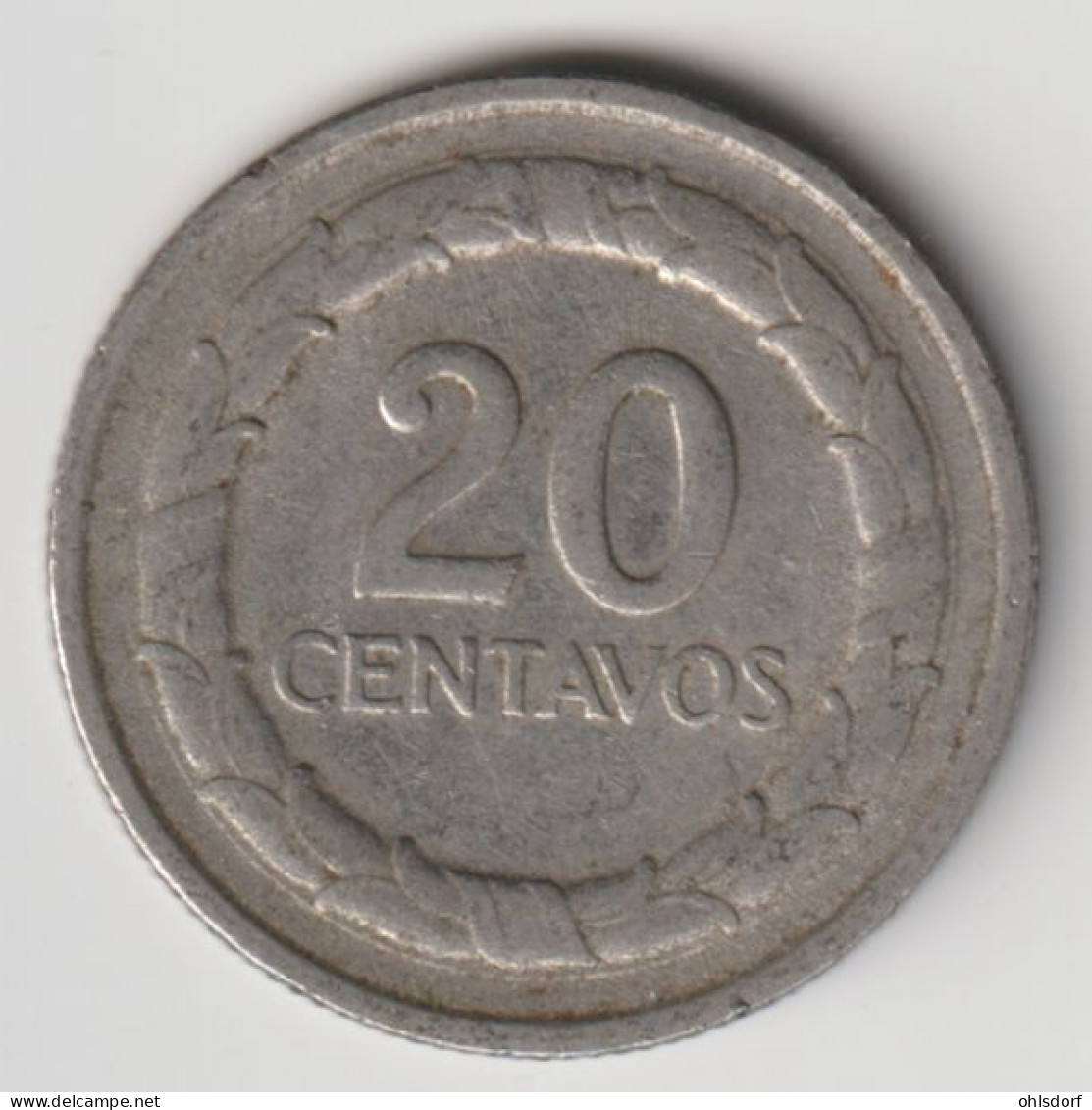 COLOMBIA 1968: 20 Centavos, KM 227 - Colombia