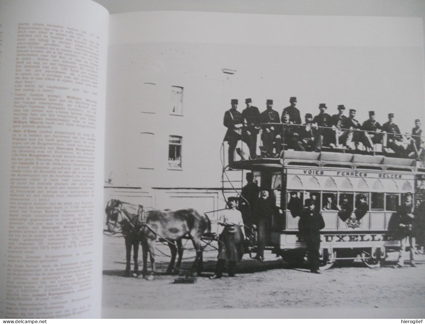 GESCHIEDENIS VAN HET OPENBAAR VERVOER TE BRUSSEL  -I- DE BELLE EPOQUE MIVB trams tramways oorlog 1914