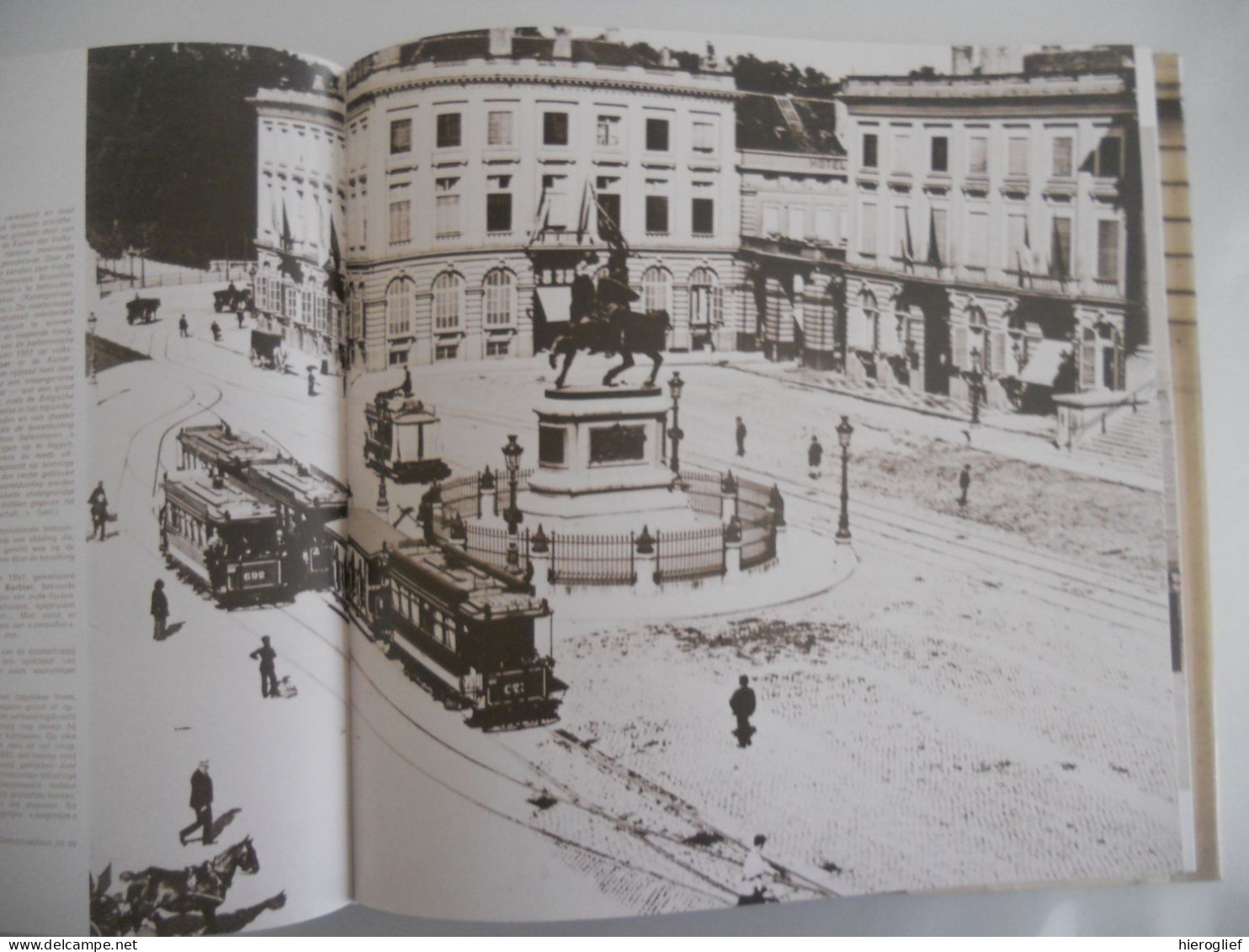 GESCHIEDENIS VAN HET OPENBAAR VERVOER TE BRUSSEL  -I- DE BELLE EPOQUE MIVB trams tramways oorlog 1914