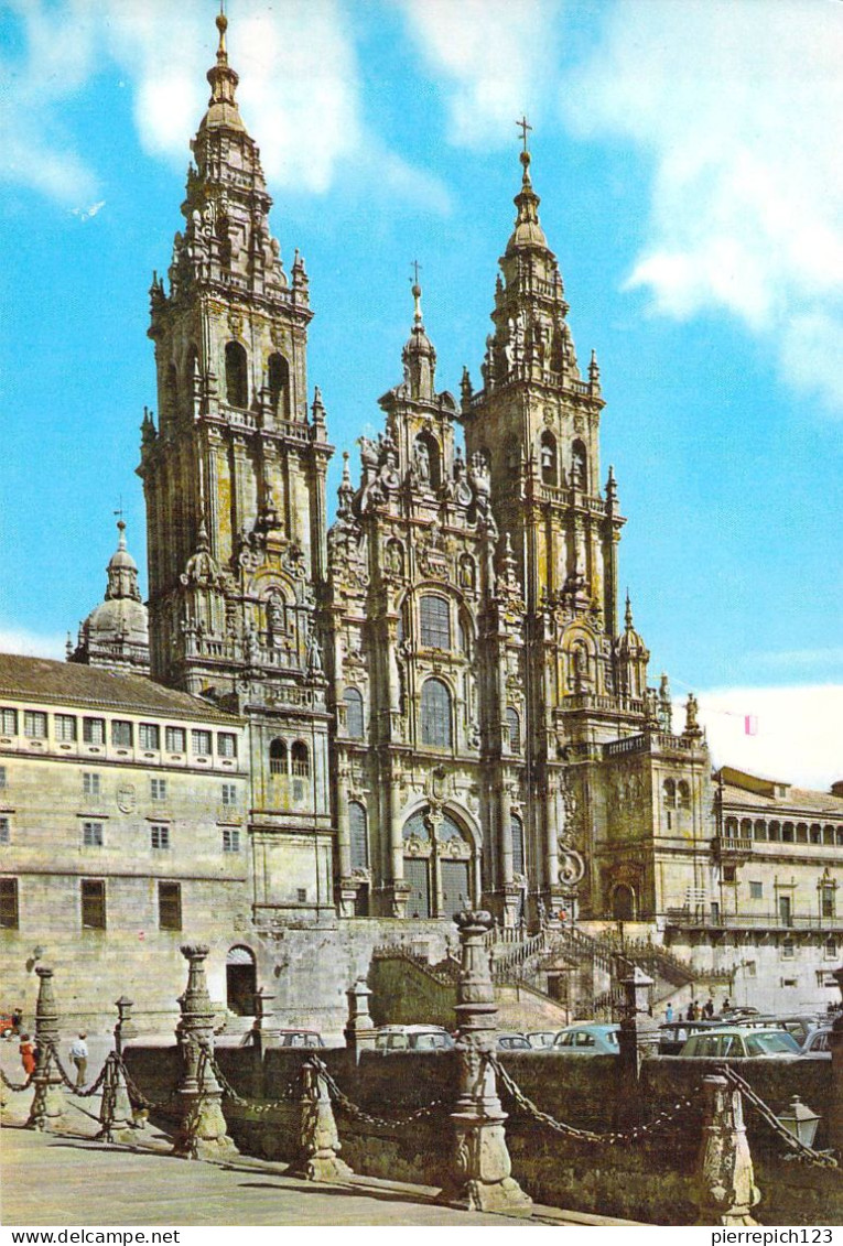 Santiago De Compostelle - Cathédrale - Faaçde Du Obradoiro (XVIIIe Siècle) - Santiago De Compostela