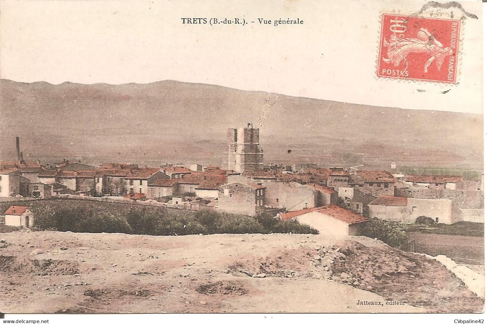 TRETS (13) Vue Générale En 1910 - Trets