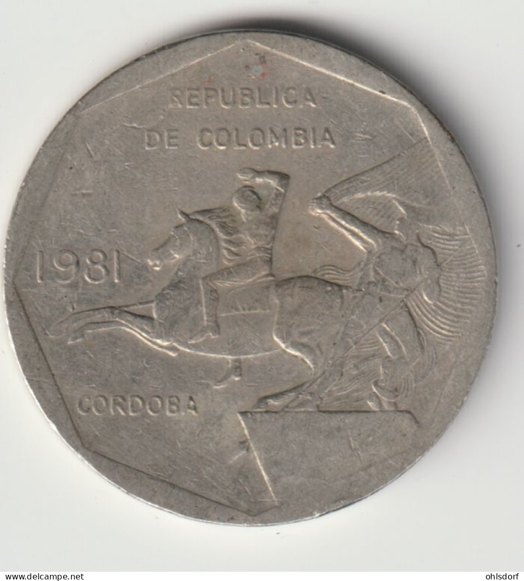 COLOMBIA 1981: 10 Pesos, KM 270 - Colombia