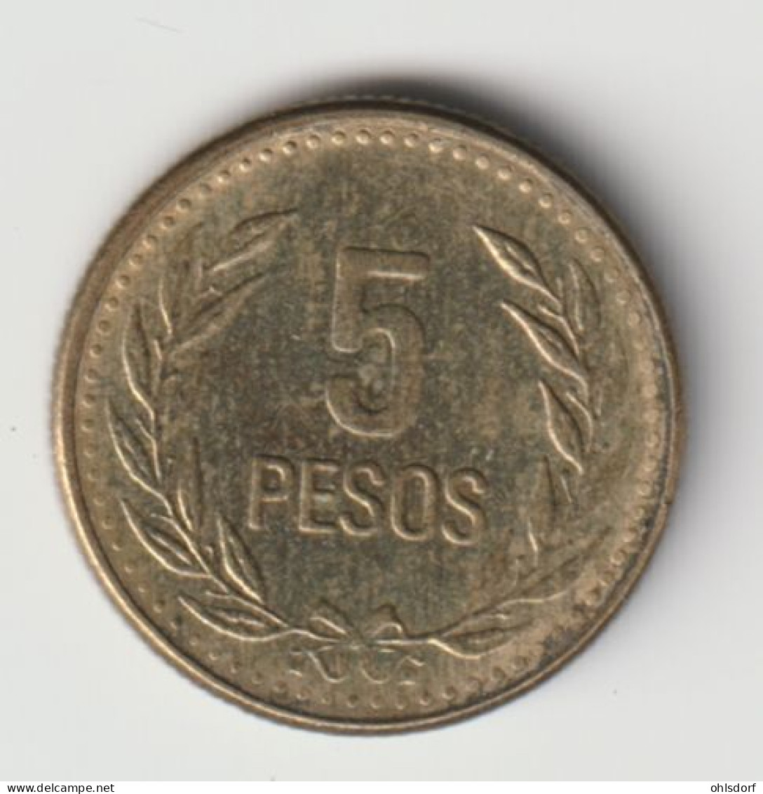 COLOMBIA 1989: 5 Pesos, KM 280 - Colombie