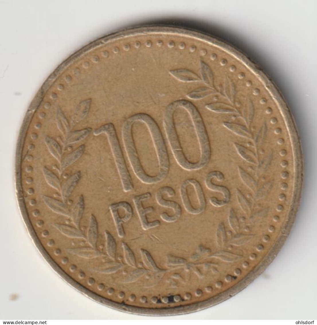 COLOMBIA 1995: 100 Pesos, KM 285 - Colombia
