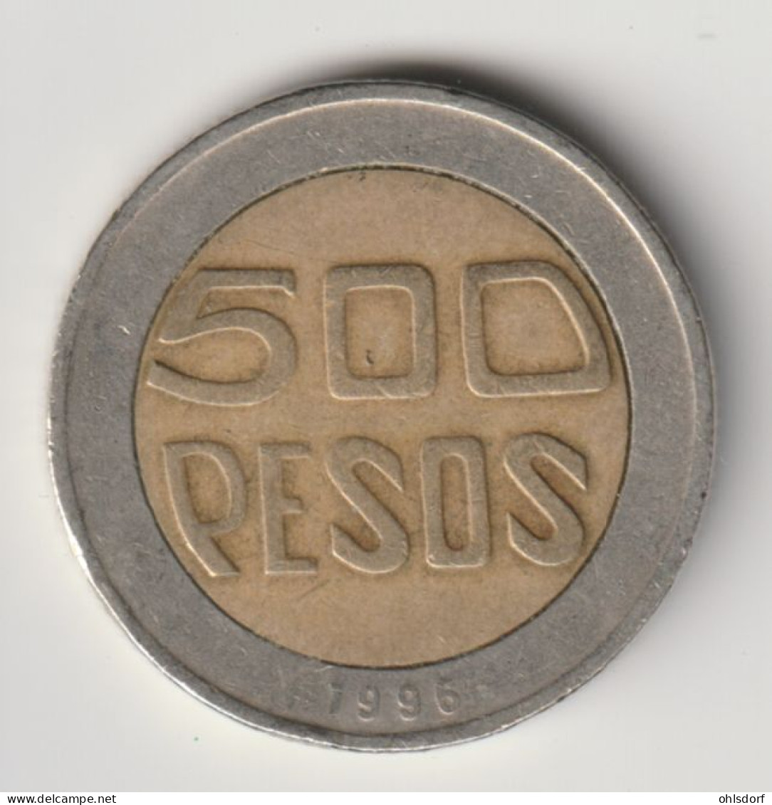 COLOMBIA 1996: 500 Pesos, KM 286 - Colombia