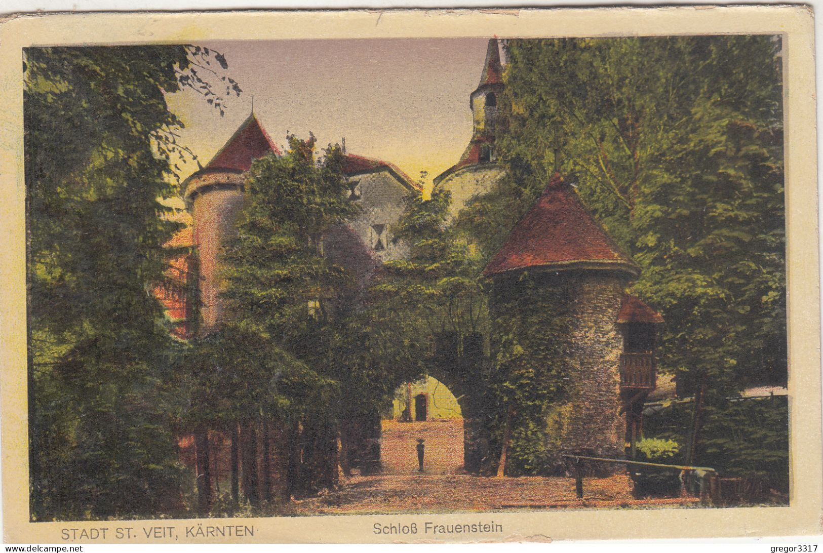 E1289) Stadt ST. VEIT An Der GLAN - Schloß FRAUENSTEIN - Colorierte AK - Alt ! 1919 - St. Veit An Der Glan