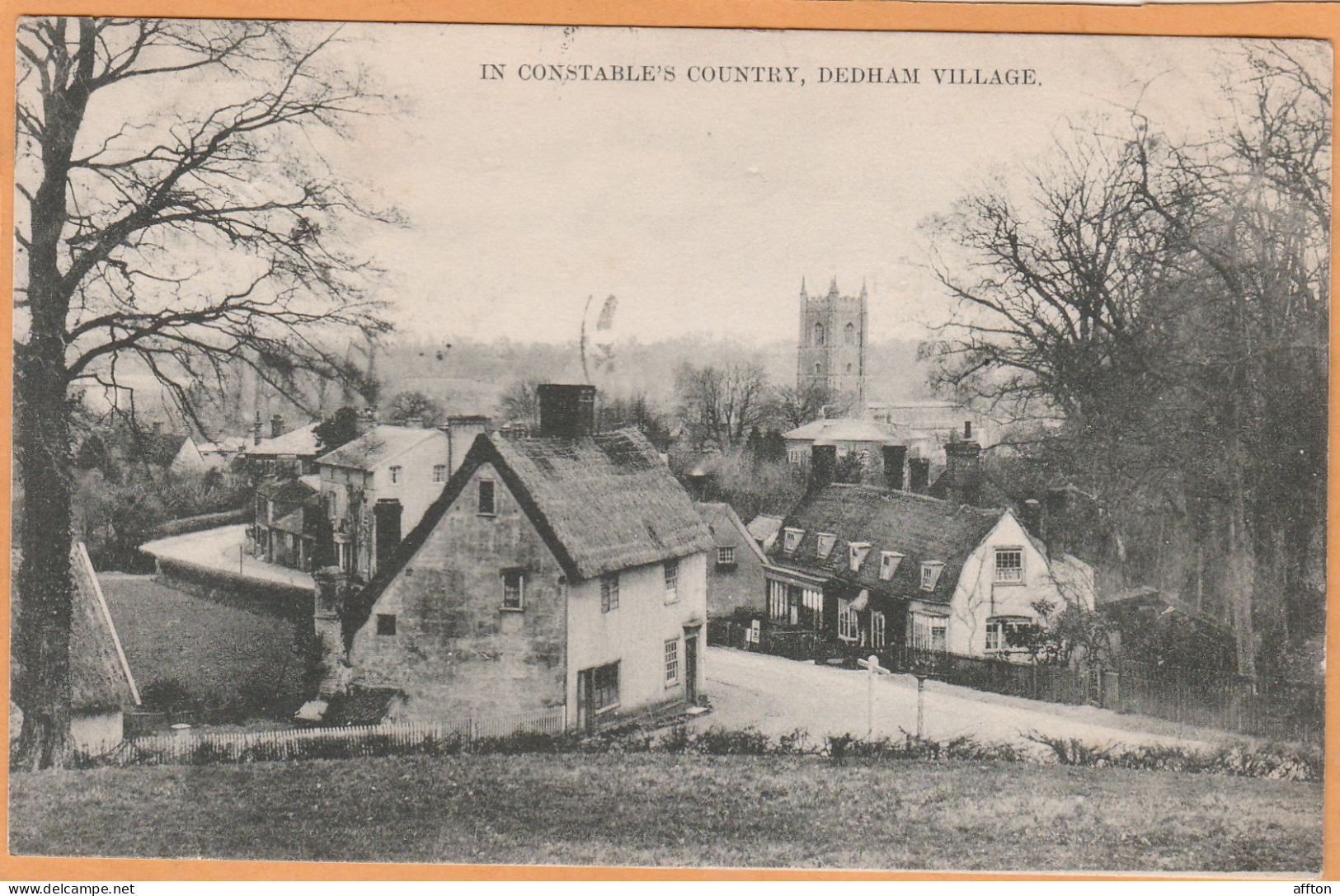 Dedham Village Colchester UK 1905 Postcard - Colchester