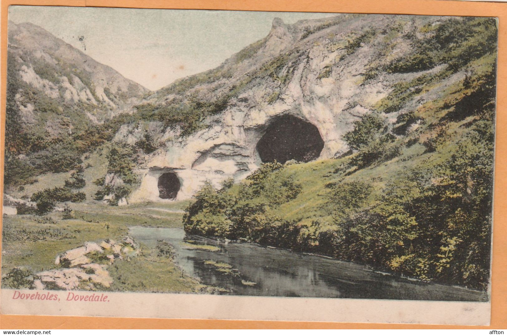 Dovedale UK 1905 Postcard - Derbyshire