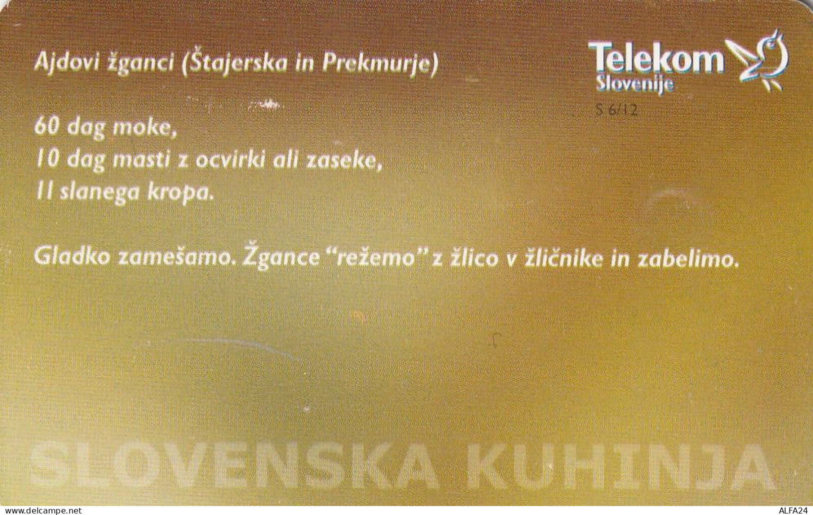 PHONE CARD SLOVENIA (E33.48.3 - Eslovenia