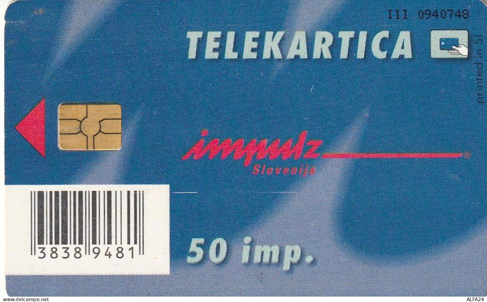 PHONE CARD SLOVENIA (E33.47.8 - Eslovenia