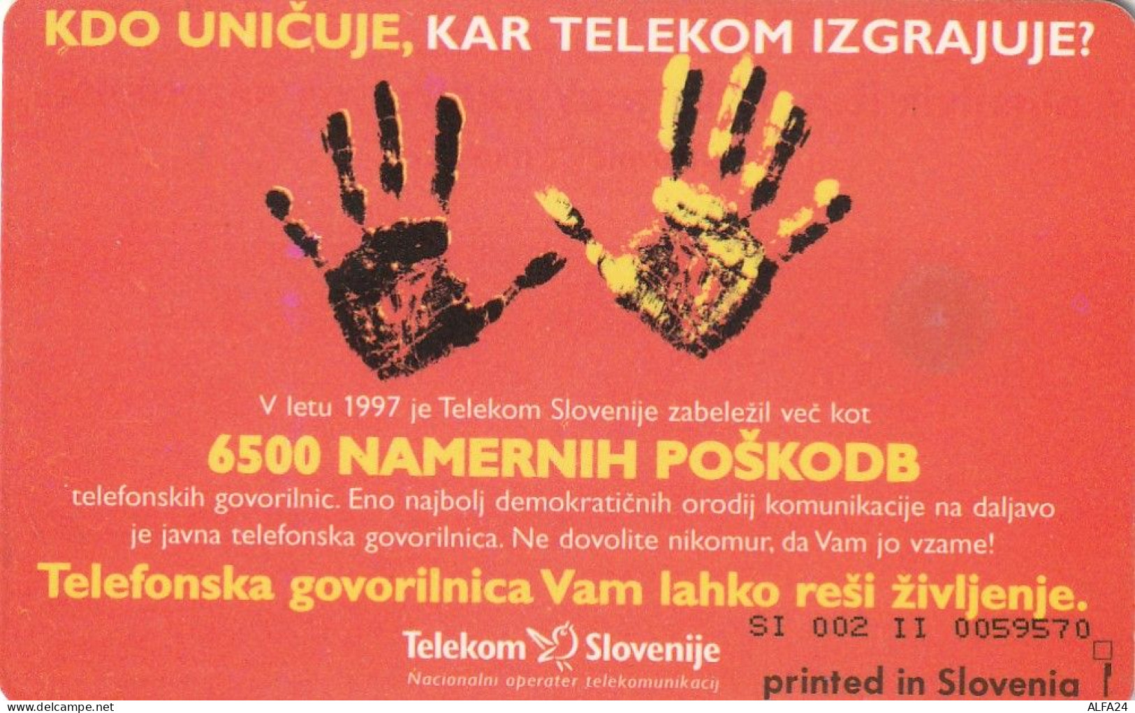 PHONE CARD SLOVENIA (E33.27.8 - Slovénie