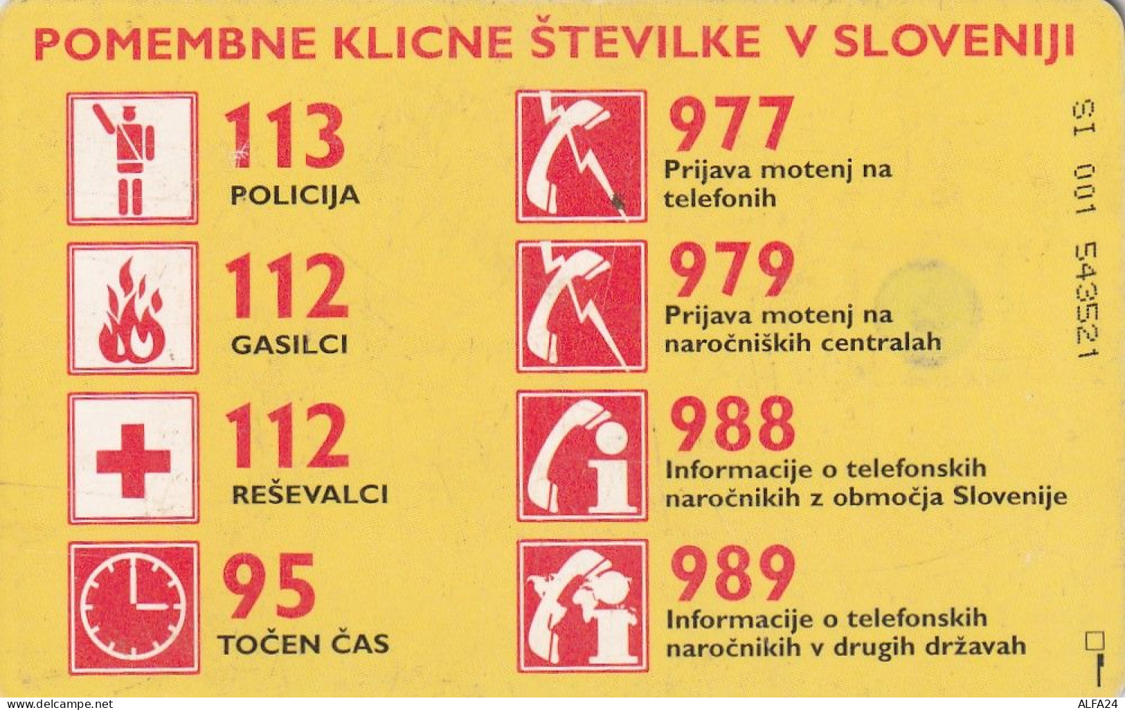 PHONE CARD SLOVENIA (E33.9.5 - Slowenien