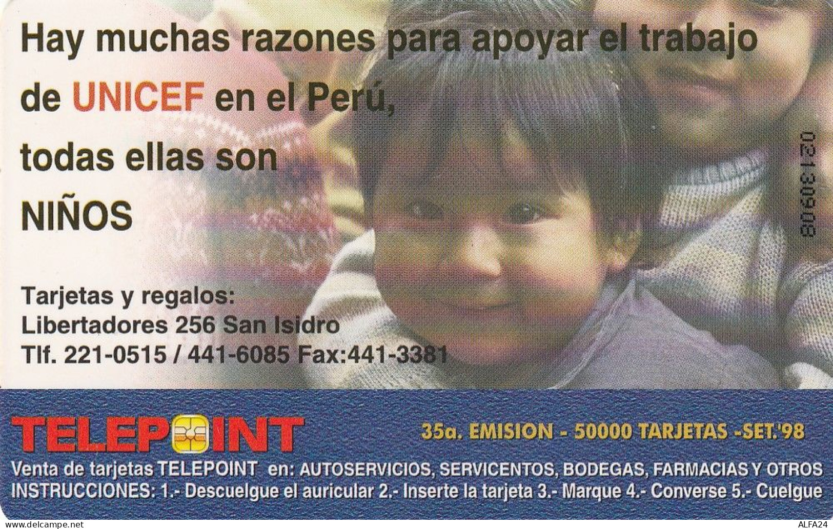 PHONE CARD PERU (E27.16.6 - Pérou