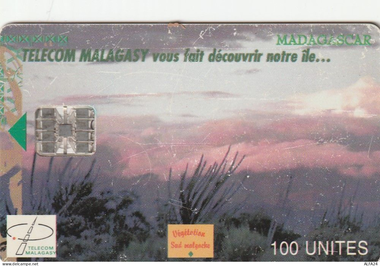 PHONE CARD MADAGASCAR-not Perfect (E27.13.1 - Madagascar