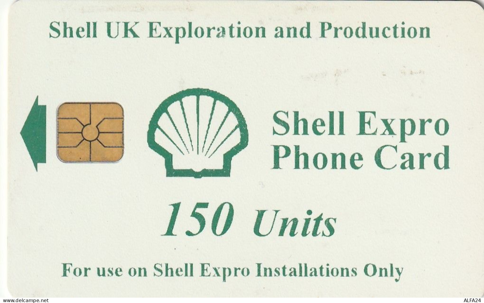 PHONE CARD UK SHELL (E27.9.6 - Piattaforme Petrolifere