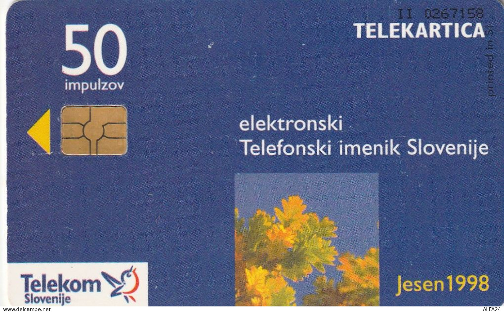 PHONE CARD SLOVENIA (E27.6.8 - Slowenien