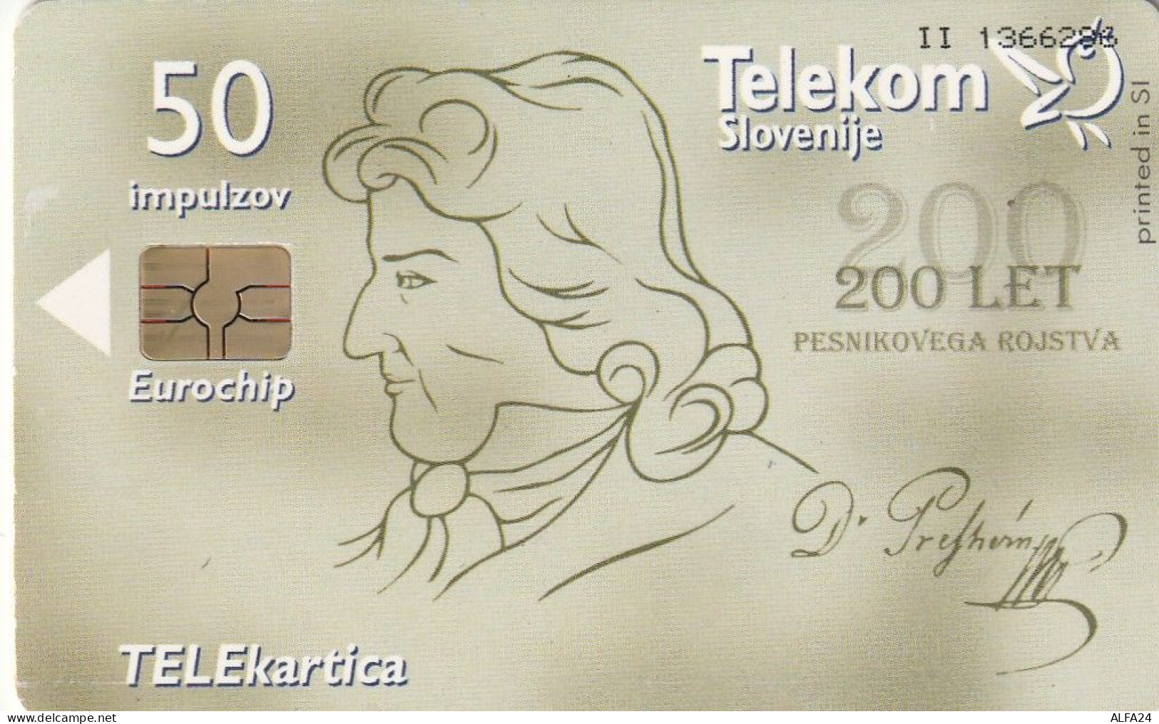PHONE CARD SLOVENIA (E27.1.2 - Eslovenia