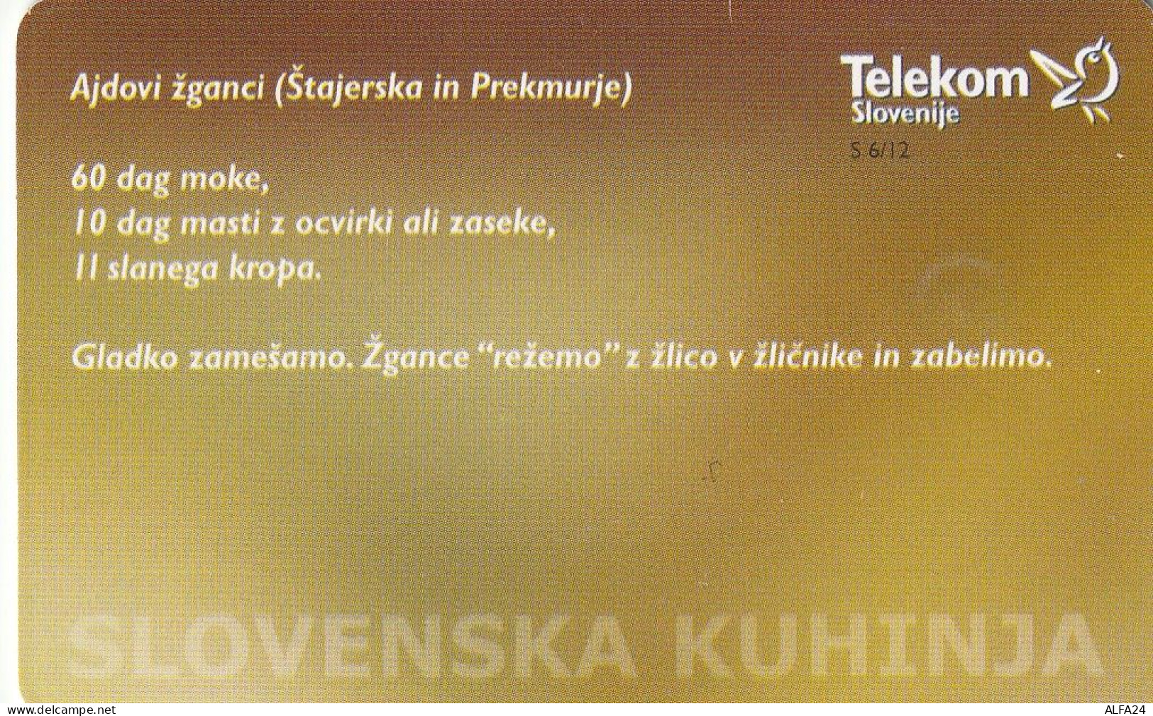 PHONE CARD SLOVENIA (E24.31.7 - Slovenië