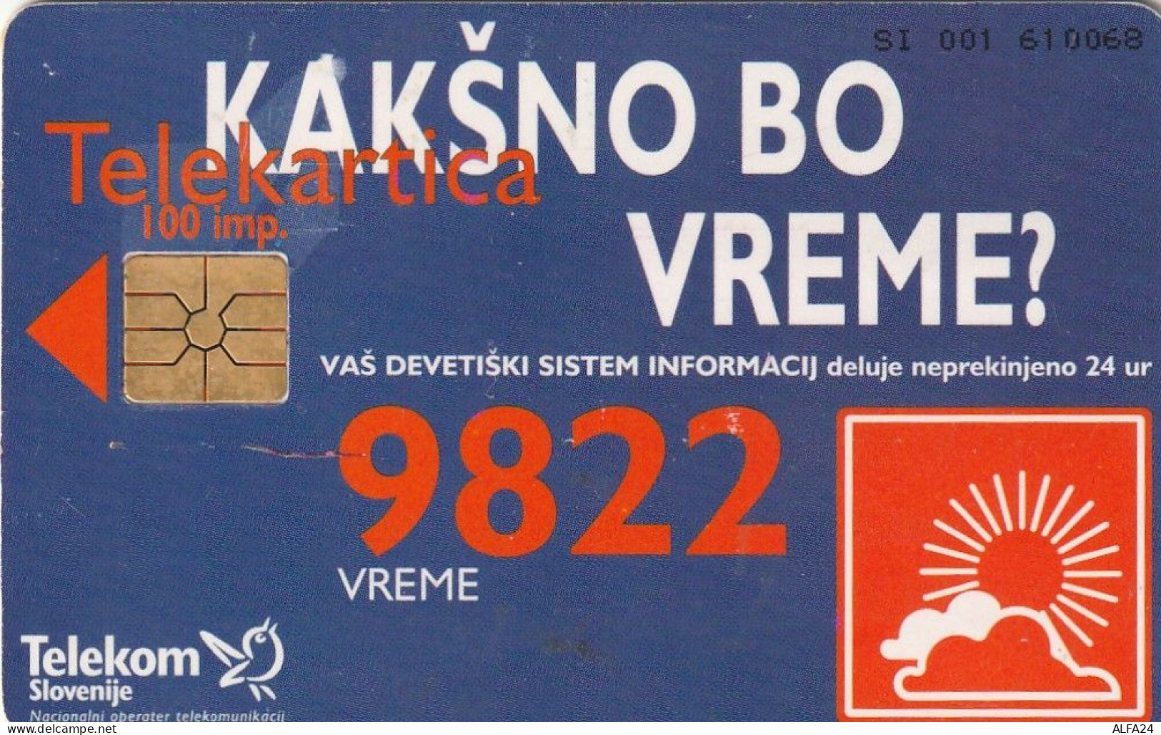 PHONE CARD SLOVENIA (E24.30.2 - Slovenië