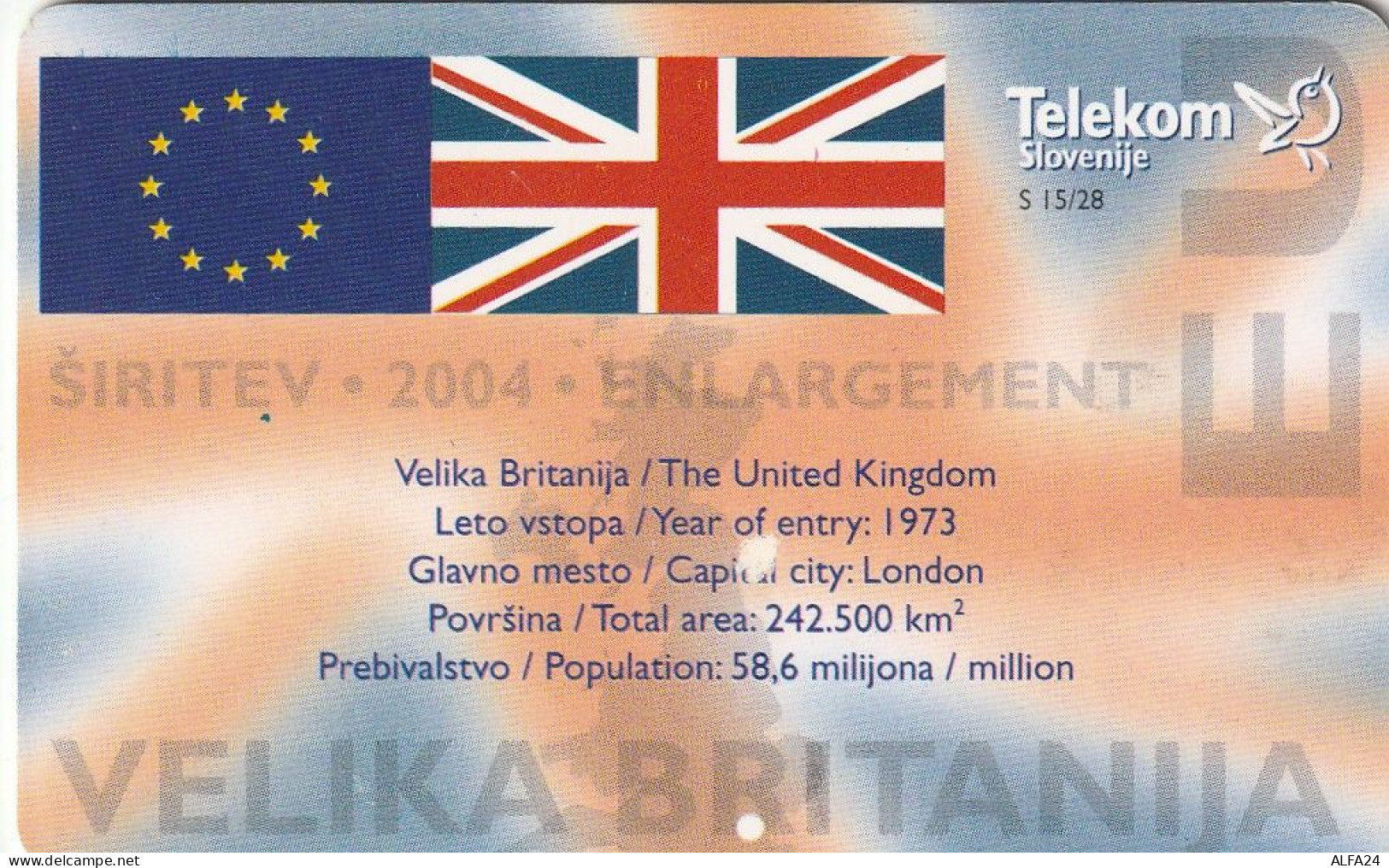 PHONE CARD SLOVENIA (E24.28.2 - Eslovenia