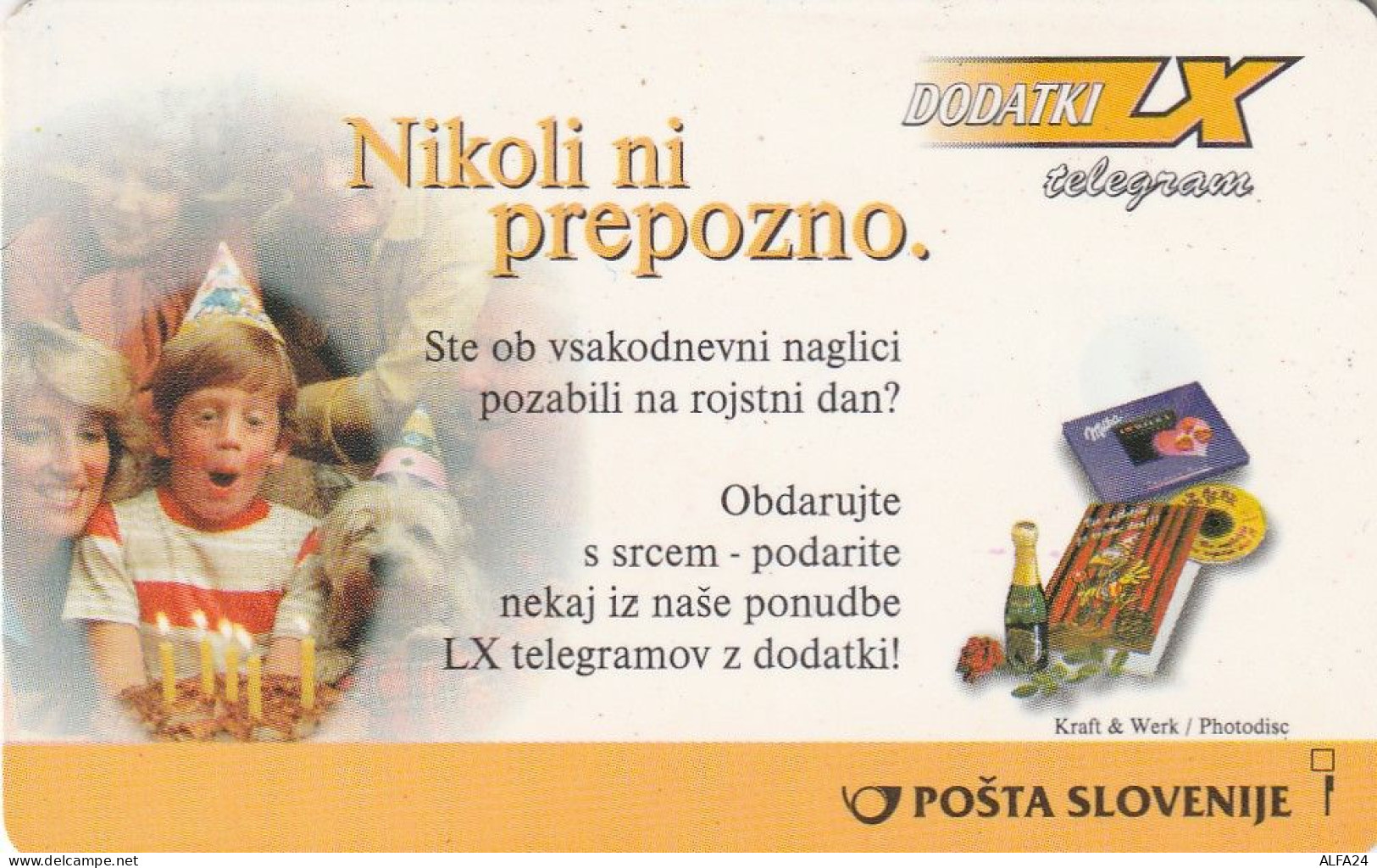 PHONE CARD SLOVENIA (E24.30.3 - Slovenia
