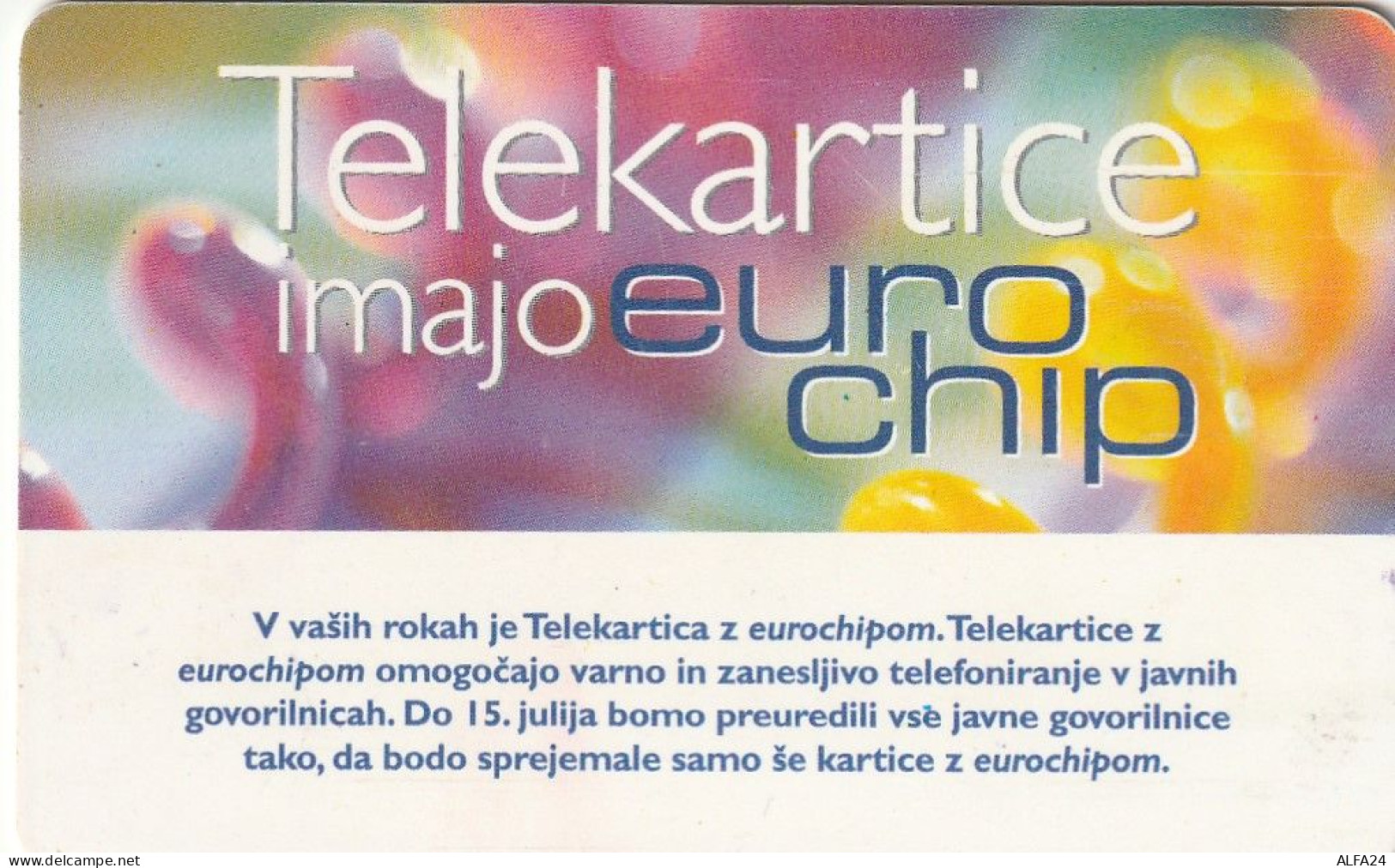 PHONE CARD SLOVENIA (E24.28.1 - Slowenien