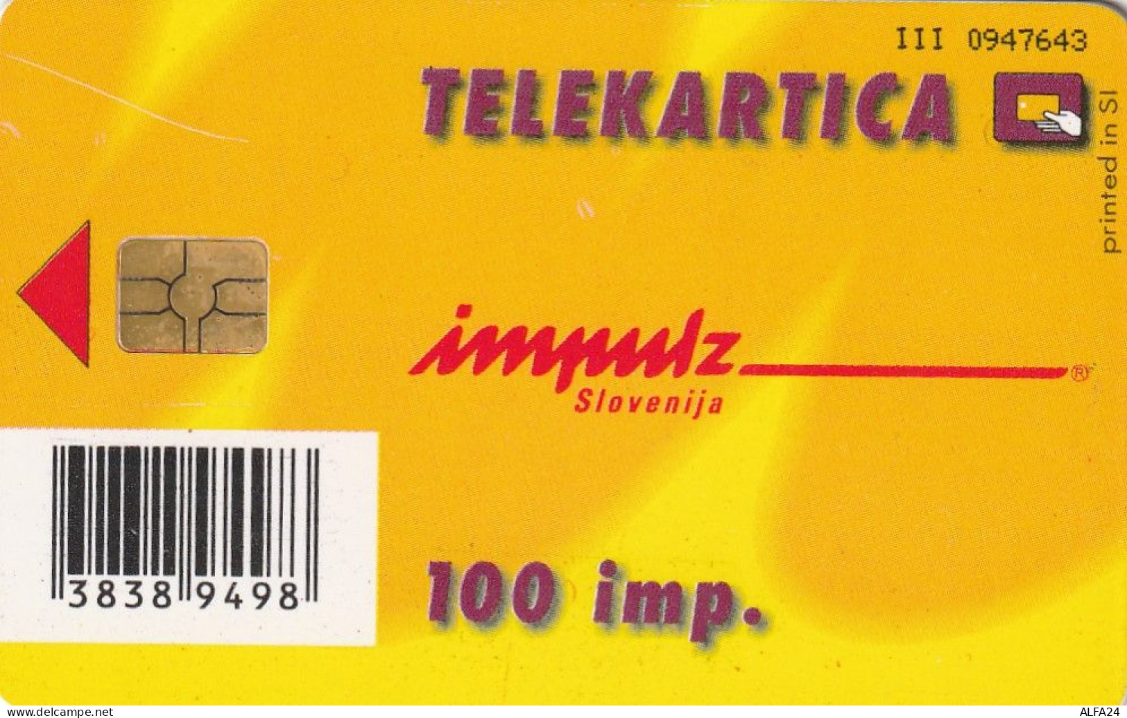 PHONE CARD SLOVENIA (E24.21.2 - Slovénie