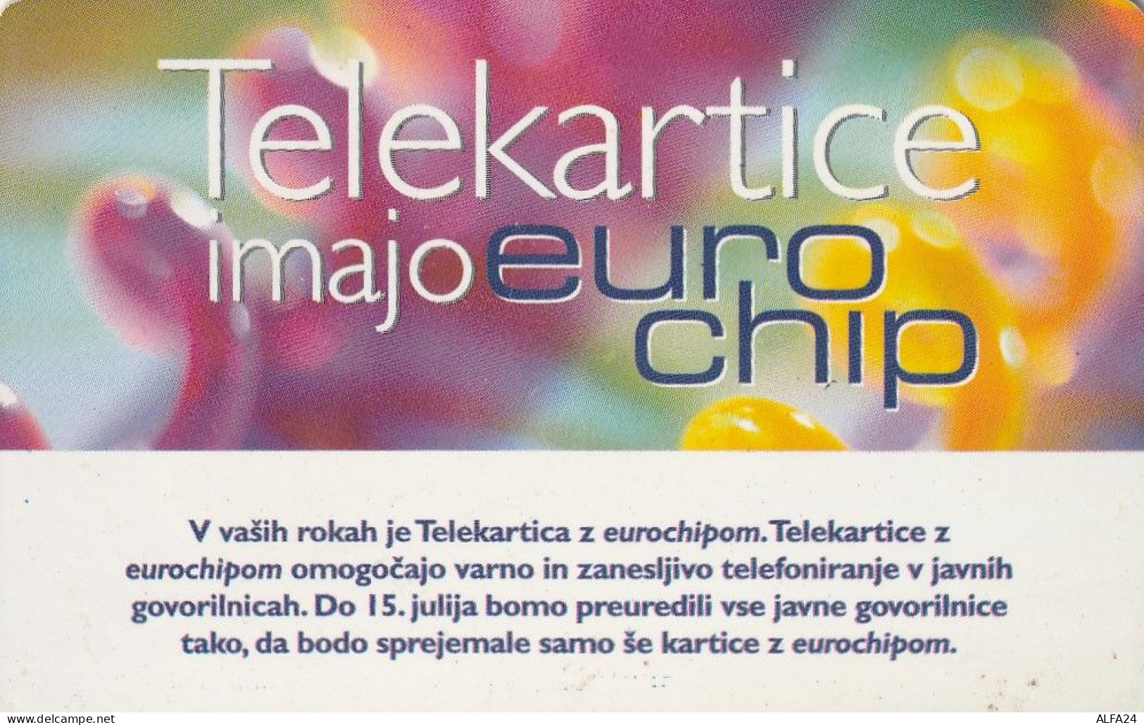PHONE CARD SLOVENIA (E24.21.5 - Eslovenia