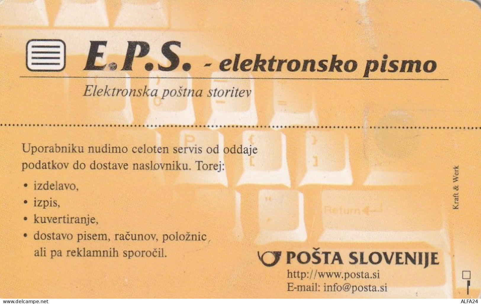 PHONE CARD SLOVENIA (E24.9.4 - Slowenien
