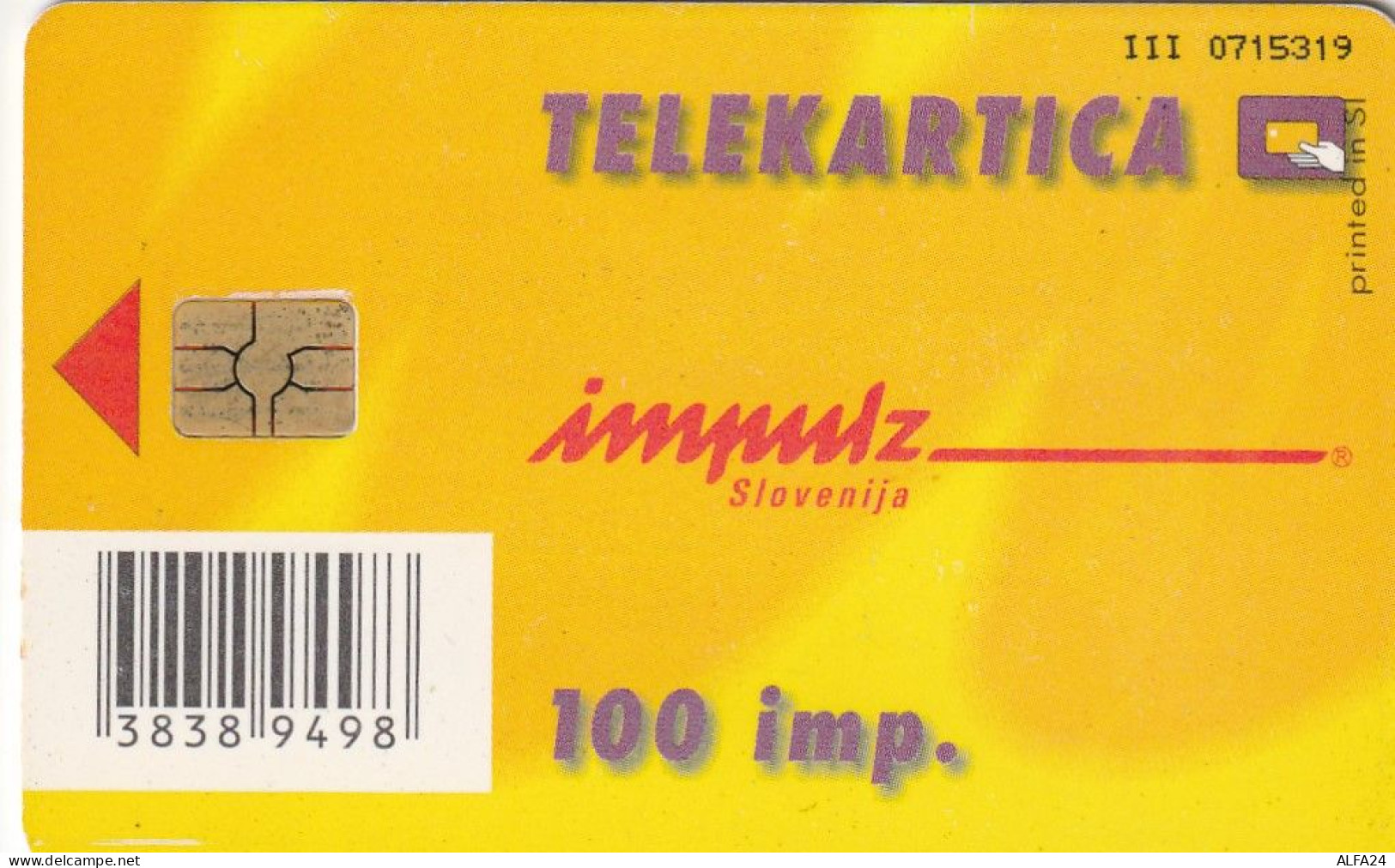 PHONE CARD SLOVENIA (E24.7.3 - Eslovenia