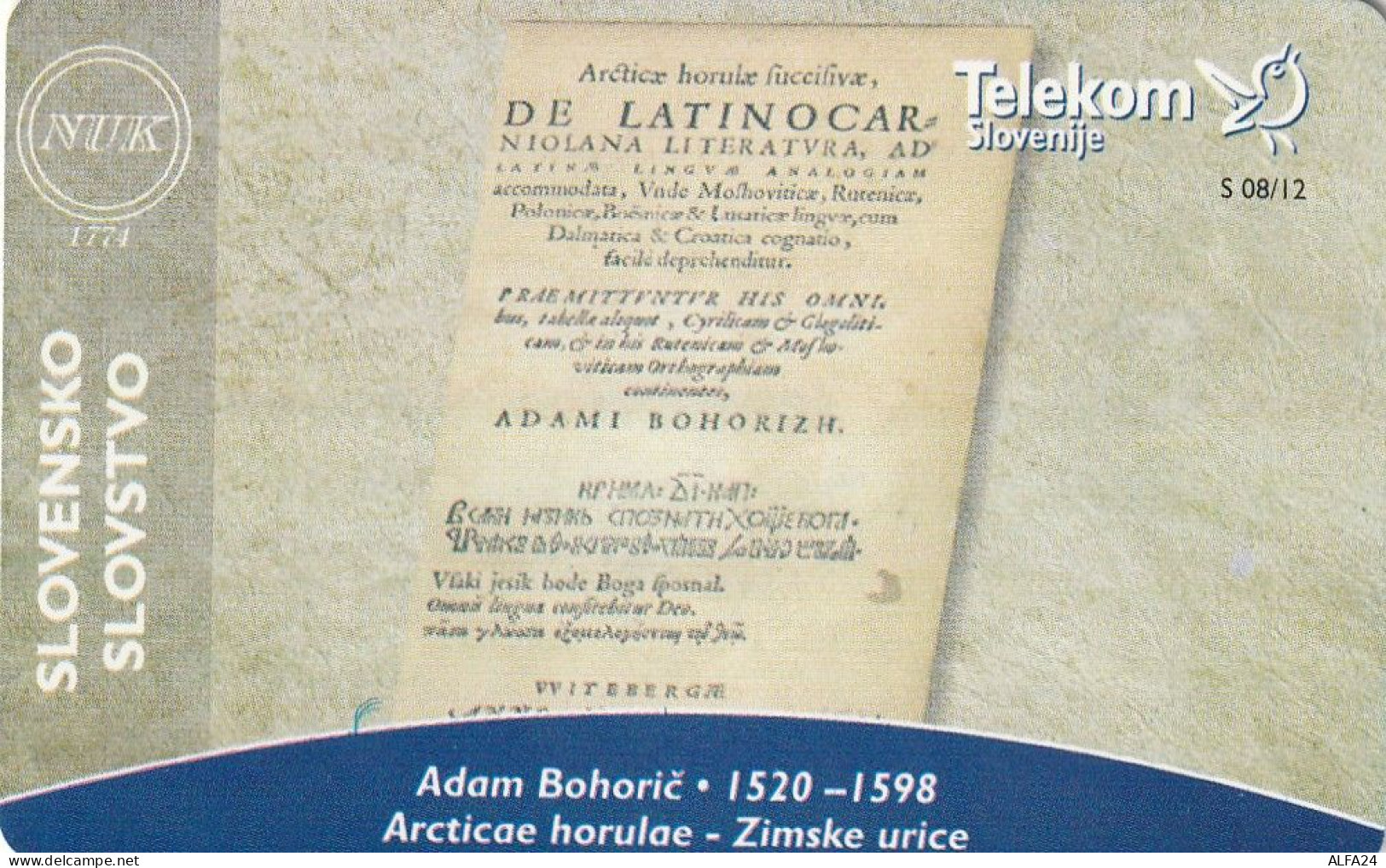 PHONE CARD SLOVENIA (E24.1.1 - Slovénie